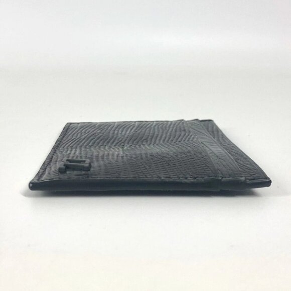 Christian Louboutin 3225316 M KIOS logo Pass Case Card Case Leather Black Unused - Picture 4 of 14